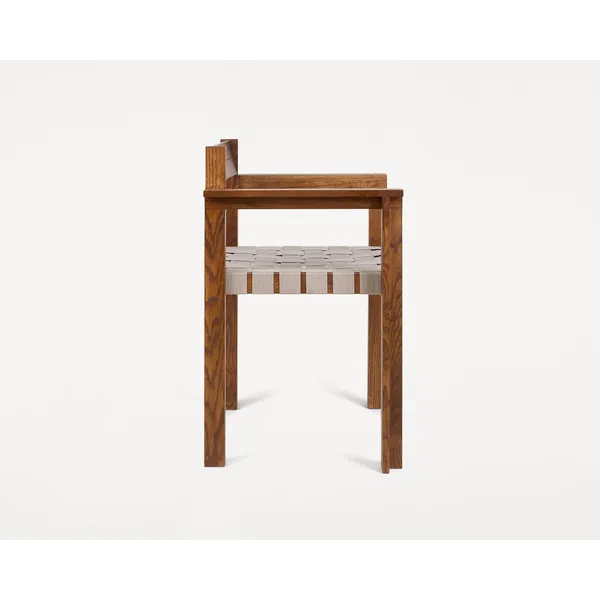 Symmetry Dining Chair With Armrest Honey Ash/Oat
