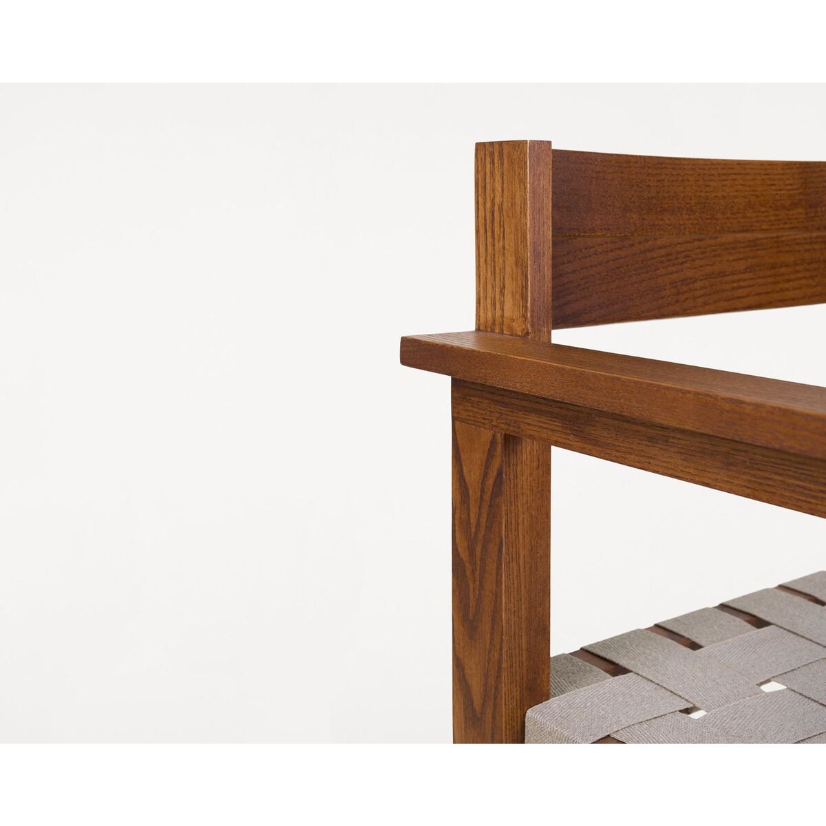Symmetry Dining Chair With Armrest Honey Ash/Oat