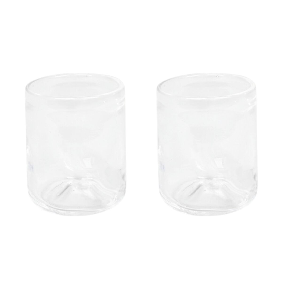 0405 Glass Set of 2 Small 100ml Clear