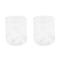 0405 Glass Set of 2 Small 100ml Clear