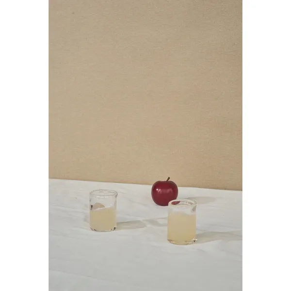 0405 Juego de 2 Vasos Pequeño de 100 Ml Transparente