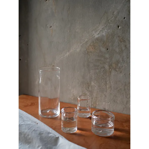 0405 Juego de 2 Vasos Pequeño de 100 Ml Transparente
