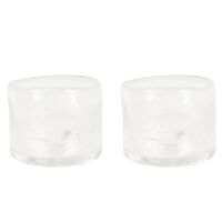 0405 Glas 2er Set Breit 250ml Klar