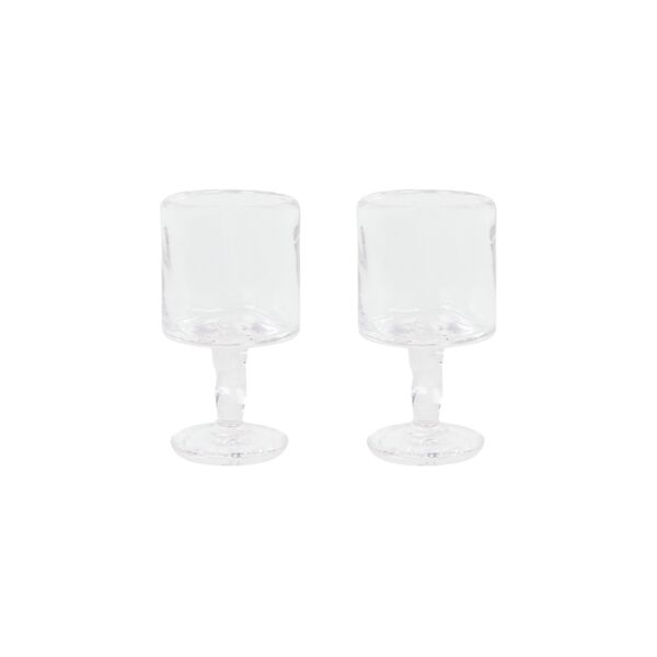 0405 Stem Glass Set of 2 Medium 65ml Clear