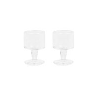0405 Stielglas 2er Set Klein 65ml Klar