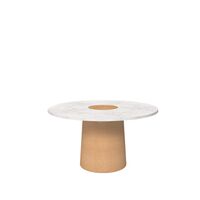 Sintra Dining Table White Marble/Cork