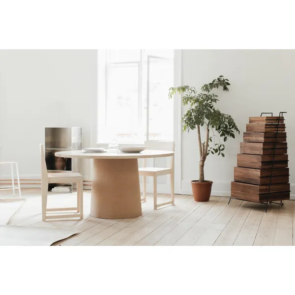 Sintra Dining Table White Marble/Cork