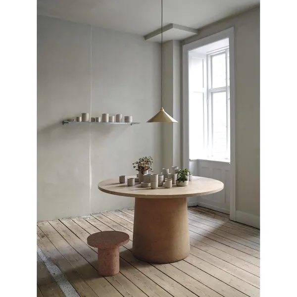 Sintra Dining Table Yellow Limestone/Cork