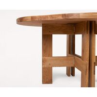 Farmhouse Trestles Dining Table Natural Oak