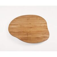Farmhouse Trestles Dining Table Natural Oak