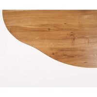 Farmhouse Trestles Dining Table Natural Oak