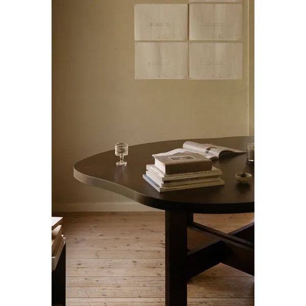 Farmhouse Trestles Dining Table Natural Oak