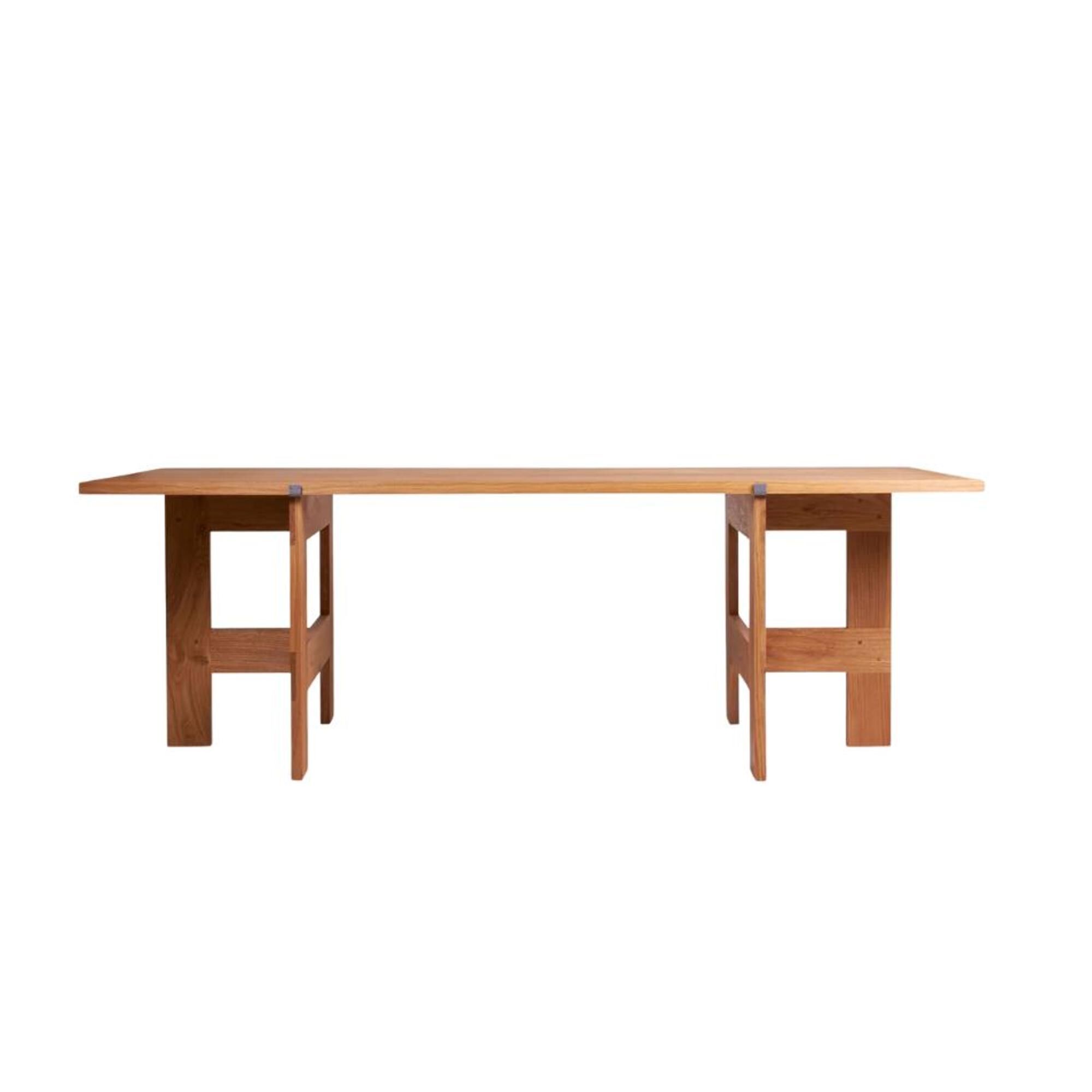 Farmhouse Trestle Spisebord L220 Natural Eg