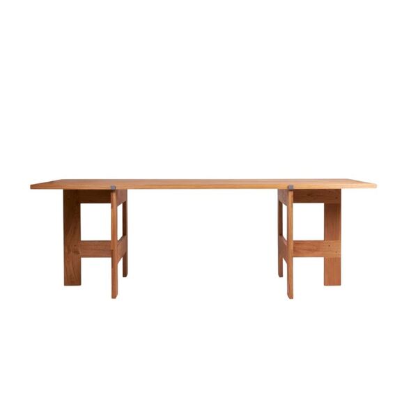 Farmhouse Trestle Spisebord L220 Natural Eg