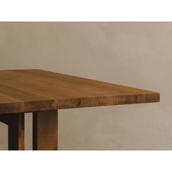 Farmhouse Trestle Eettafel L220 Natuurlijk Eiken
