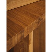 Farmhouse Trestle Eettafel L220 Natuurlijk Eiken