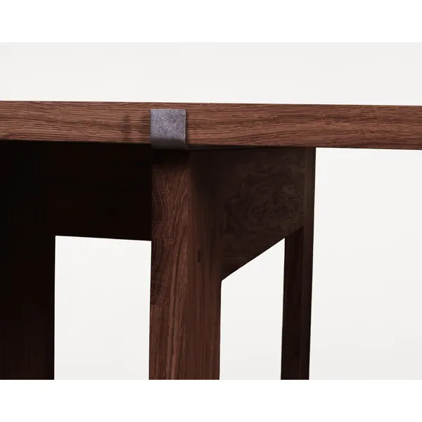 Farmhouse Trestle Esstisch L220 Dunkle Eiche
