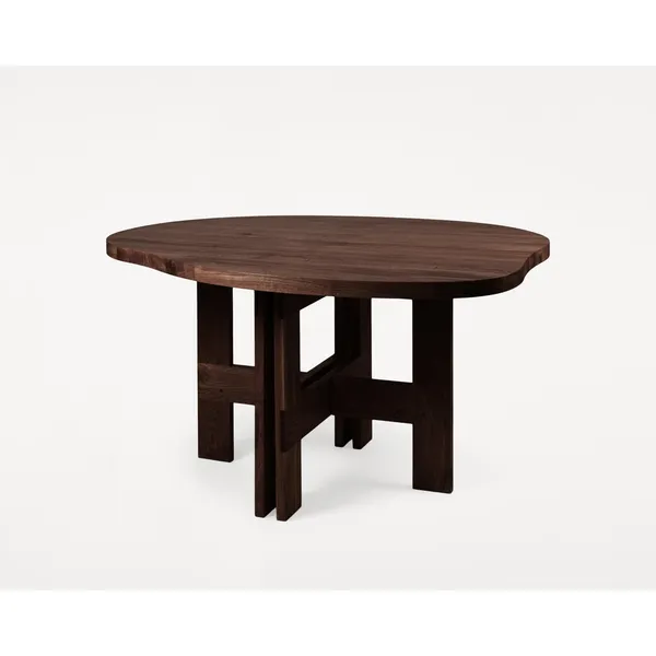 Farmhouse Trestles Esstisch, Dunkle Eiche