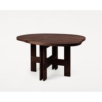 Farmhouse Trestles Esstisch, Dunkle Eiche