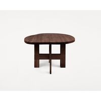 Farmhouse Trestles Esstisch, Dunkle Eiche