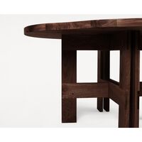 Farmhouse Trestles Esstisch, Dunkle Eiche