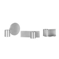 Candelabro Foundation Form 3 de Acero Inoxidable
