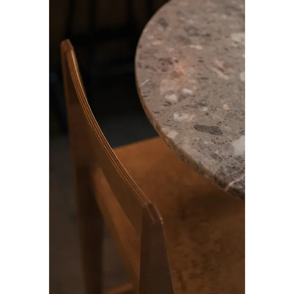 01 Bar Stool H65 Warm Brown