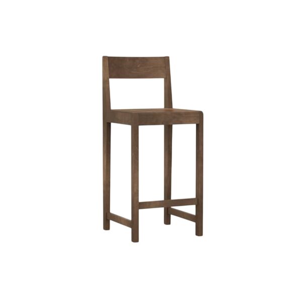 01 Bar Stool H65 Dark Brown