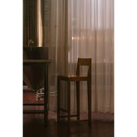 01 Bar Stool H76 Dark Brown