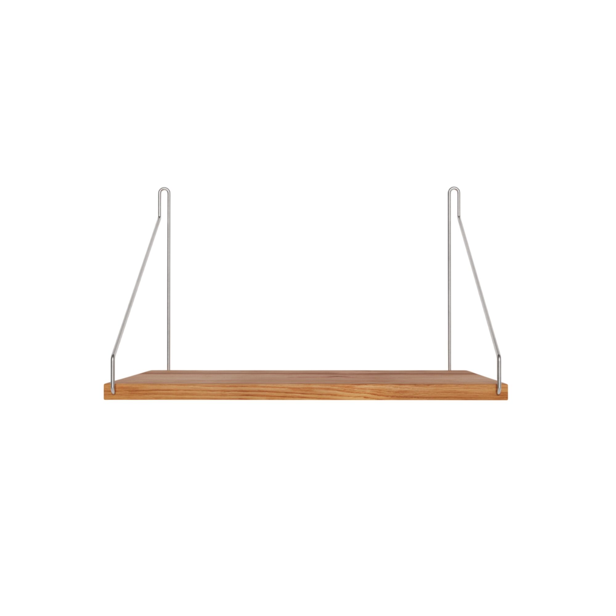 Enkel Hylle 27x40 Eik/Rustfritt Stål