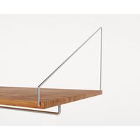 Shelf Library Hanger Shelf 40x80 Natural Oak