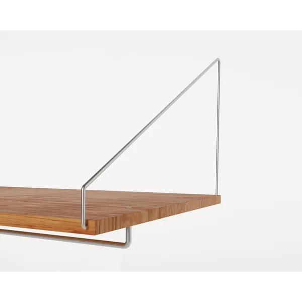 Shelf Library Hanger Shelf 40x80 Natural Oak