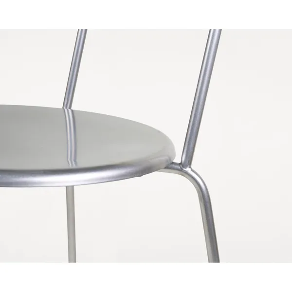 Petit Rond Dining Chair Stainless Steel