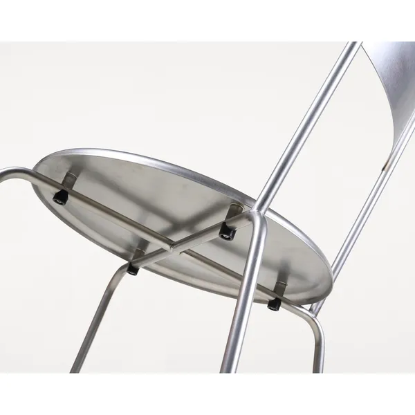 Petit Rond Dining Chair Stainless Steel