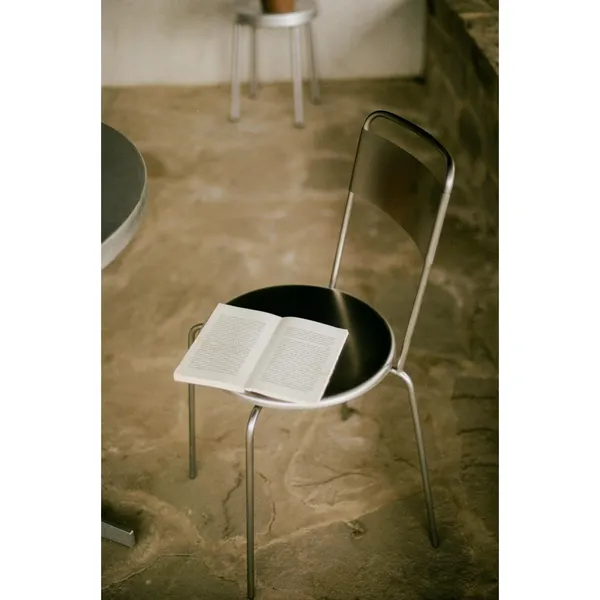 Petit Rond Dining Chair Stainless Steel