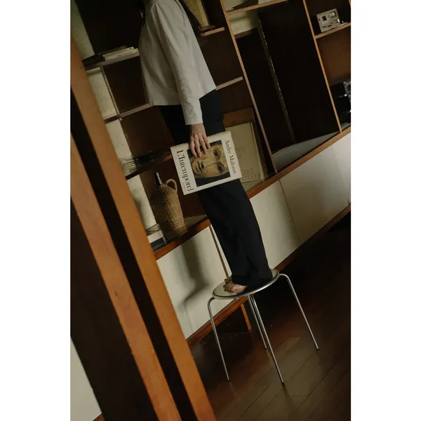 Petit Rond Stool Stainless Steel