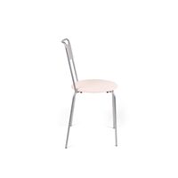 Petit Rond Spisebordsstol Rustfri Stål/Læder