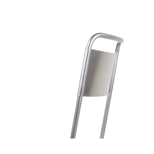 Petit Rond Dining Chair Stainless Steel/Leather