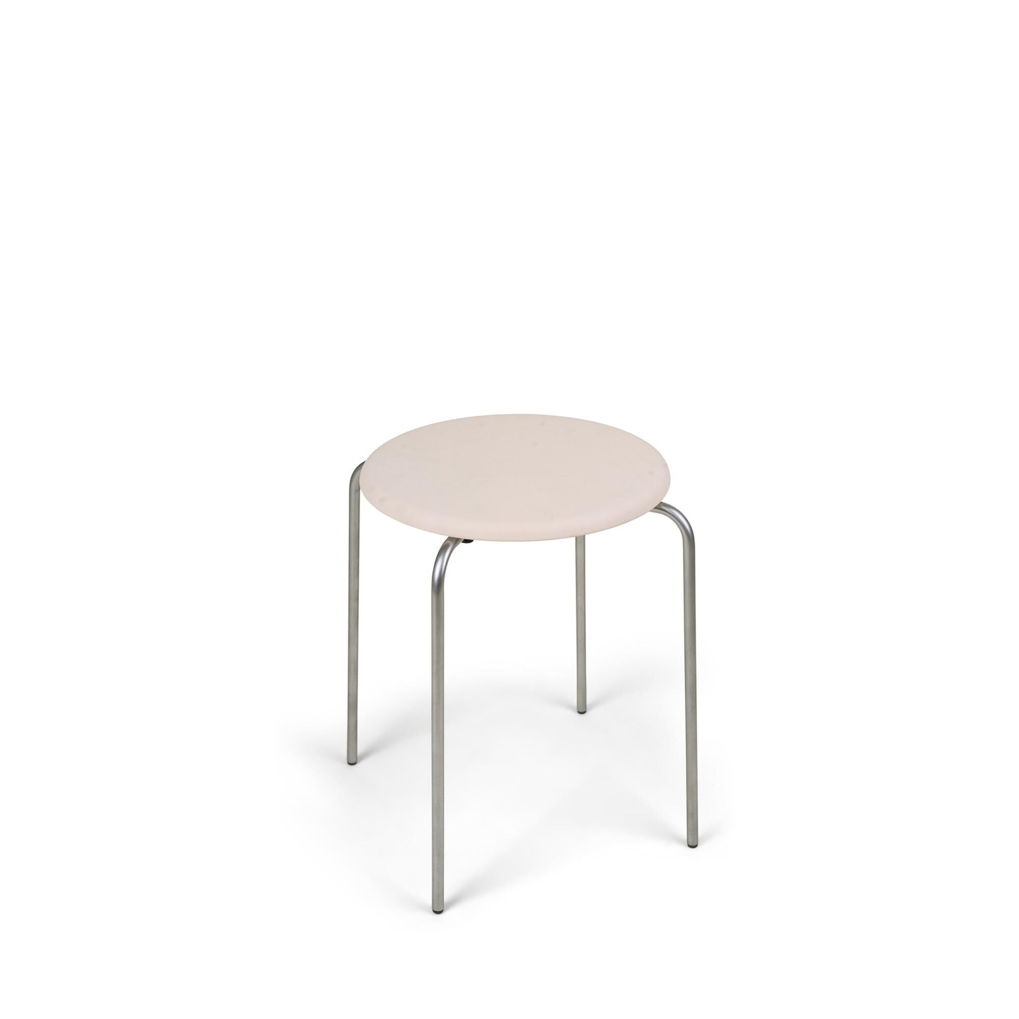 Petit Rond Krakk Rustfritt Stål/skinn