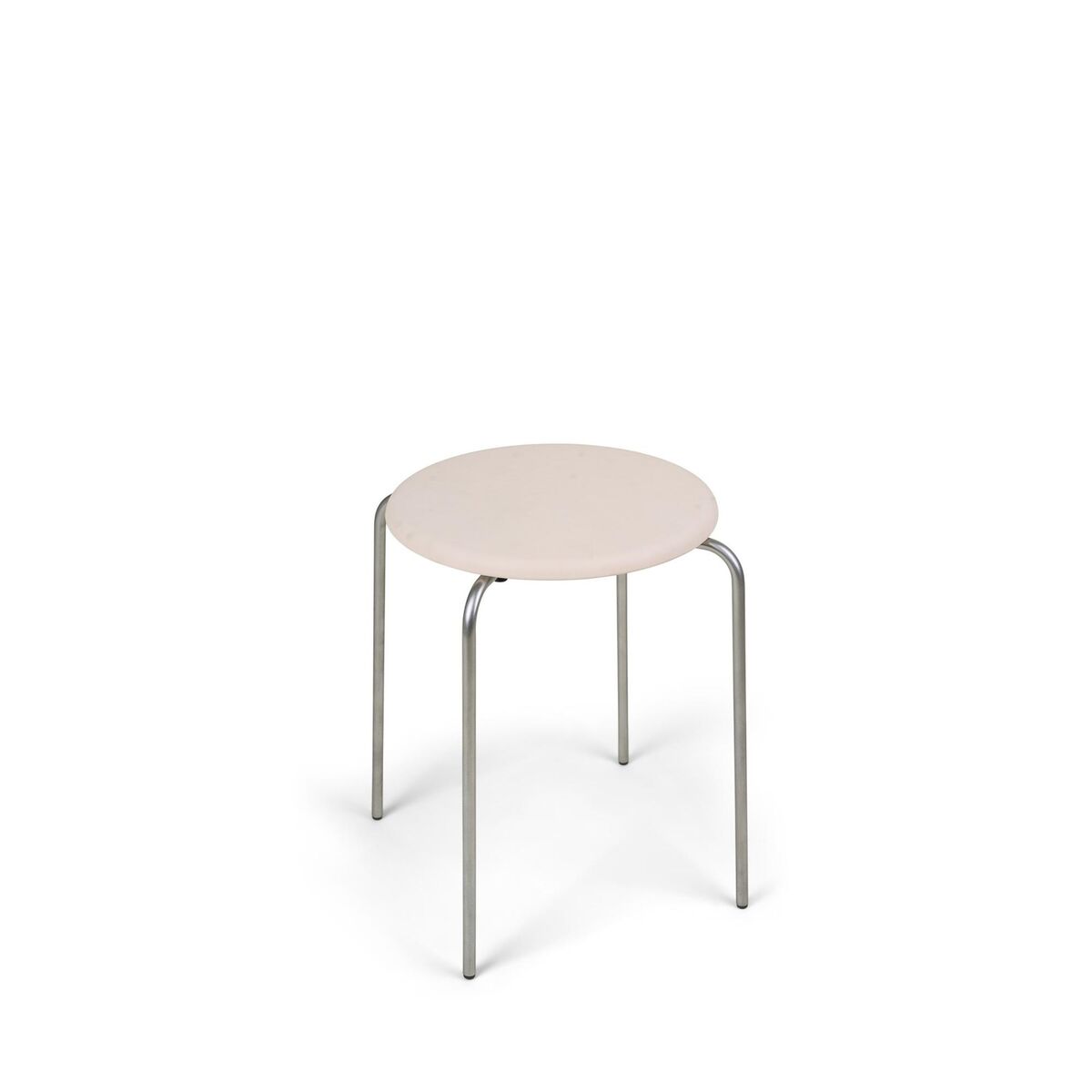Petit Rond Acier Inoxydable/Cuir