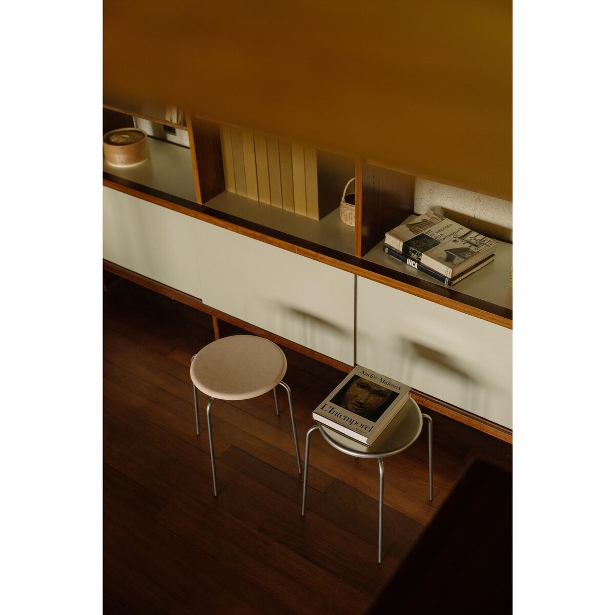Petit Rond Acier Inoxydable/Cuir