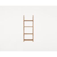 Shelf Library Single Section Bookcase 114.8x40 Natural Oak