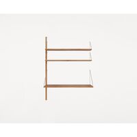 Shelf Library Add-On Desk Section Shelf 114.8x80 Natural Oak