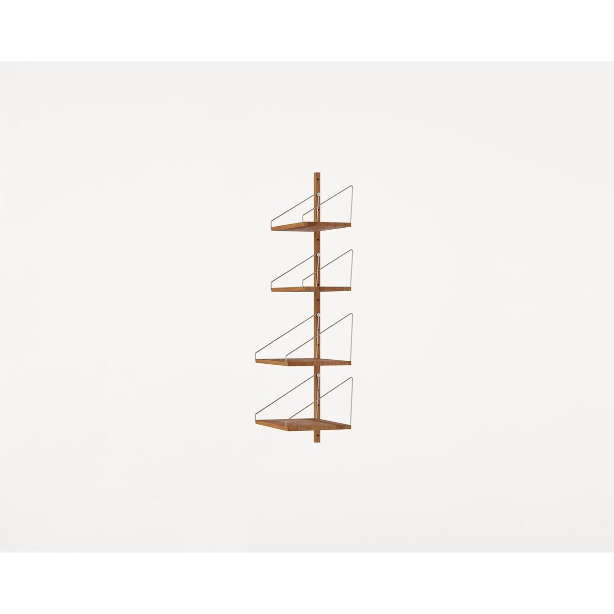 Shelf Library -lisähylly, Luonnonvärinen Tammi
