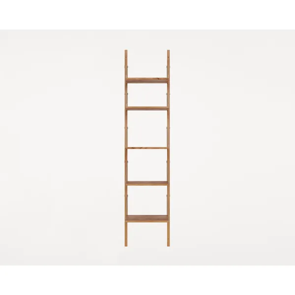 Shelf Library Single Section Bookcase 185.2x40 Natural Oak