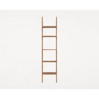 Shelf Library Single Section Bookcase 185.2x40 Natural Oak