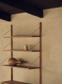 Shelf Library Single Section Bookcase 185.2x40 Natural Oak