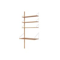 Shelf Library Add-On Desk Section Hylde 185,2x80 Natural Eg