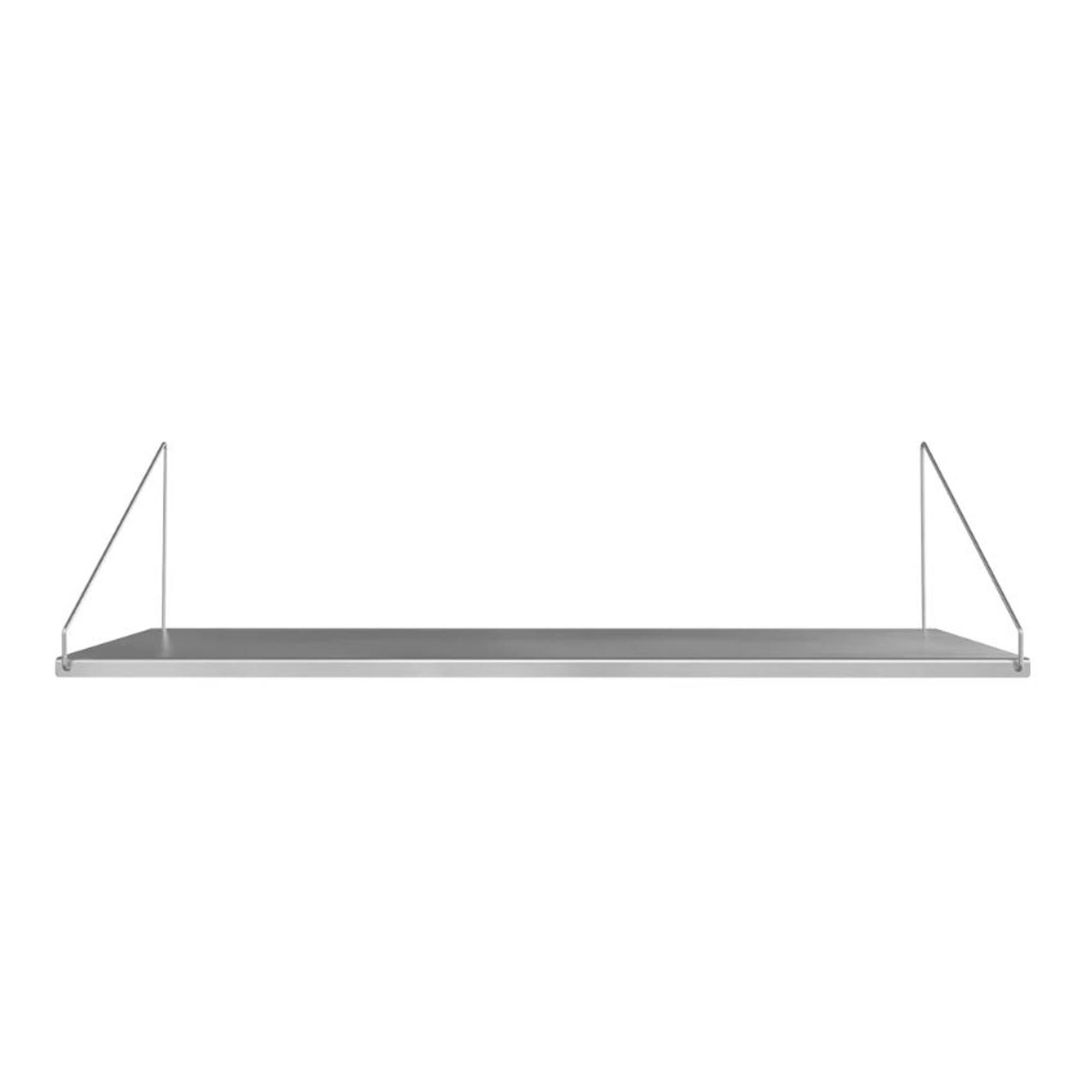Shelf Library Hylde 27x80 Rustfri Stål