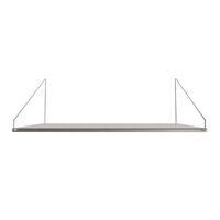 Shelf Library Desk Shelf 40x80 Stainless Steel